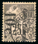 Stamp of Colonies françaises » Congo Congo : 1891, Alphée Dubois surchargés Y&T n° 5, n°