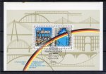 Stamp of Germany » German Federal Republic 1990 Bundesrepublik Federal Republic min sheet Bl.22 with strong misscut + 2 more specialities