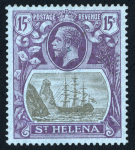 Stamp of St. Helena 1856 -1990, comprehensive collection with mint and used with complete sets incl. first issues mint