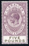 Stamp of Gibraltar 1886-1950, Practically complete mint collection incl. some shades