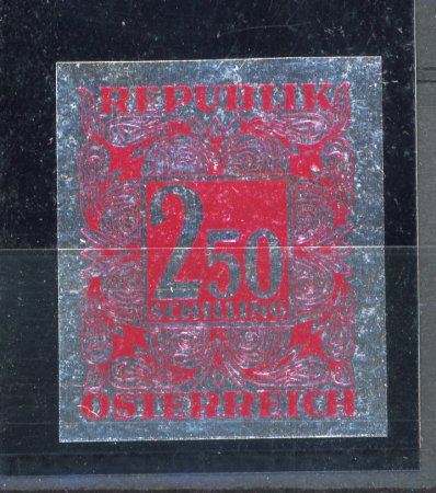 Stamp of Austria » Postage Dues Austria Österreich 1949 Postage Due Stamps Portomarken 2S50 Probedruck proof