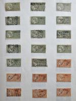 Stamp of France » Fiscaux Collection bien avancée en 2 albums anciens Yvert avec