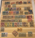 Stamp of Large Lots and Collections 1880/19.. over 1500 fiscal stamps of Germany