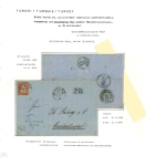 Stamp of Austria » Offices in the Turkish Empire Austrian Post Offices Constantinople incoming mail collection