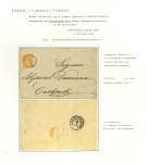 Stamp of Austria » Offices in the Turkish Empire Austrian Post Offices Constantinople incoming mail collection