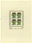 Stamp of Colonies françaises » Colonies Francaise Collections et Lots (Après Indépendance) Sénégal, Ensemble des 3 blocs-feuillets "Hundertwasser"