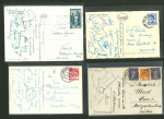 Stamp of Thematics » Sport and Games » Football 1931/1960 group of 12 picture postcards sent to Austria, all with autographs of different teams