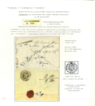 Stamp of Austria » Austrian Levant 1840-80s collection of incoming and outgoing mail