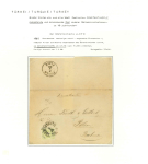 Stamp of Austria » Austrian Levant 1840-80s collection of incoming and outgoing mail