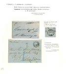 Stamp of Austria » Austrian Levant 1852-60, kleine Zusammenstellung von Briefen aus Konstantinopel