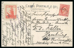 Stamp of Falkland Islands Second german Antarctic Expedition, postcard with Falkland