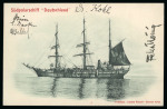 Stamp of Falkland Islands Second german Antarctic Expedition, postcard with Falkland