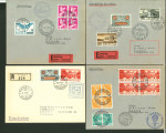 Stamp of Switzerland / Schweiz » Flugpost » Flugbriefe 1926-49, Lot von 10 Flugpostbriefen