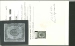 Stamp of Egypt » 1866 First Issue » Essays and Proofs Proof, 1pi black without overprint on unwatermarked