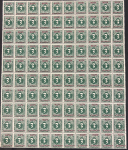 Stamp of Egypt » Occupation Palestine Gaza 1948-1958 Group of eighteen complete sheets of 100,