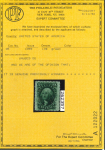 Stamp of United States » 1857-61 Issue 1859, Washington 10c green shade (35) fine stamp hinged