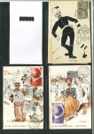 Stamp of Egypt » Collections Postcards: 1940s, group of 57 humorous postcards, mint and used, from various designers, an attractive lot.