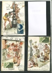 Stamp of Egypt » Collections Postcards: 1940s, group of 57 humorous postcards, mint and used, from various designers, an attractive lot.