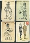 Stamp of Egypt » Collections Postcards: 1940s, group of 57 humorous postcards, mint and used, from various designers, an attractive lot.