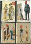 Stamp of Egypt » Collections Postcards: 1940s, group of 57 humorous postcards, mint and used, from various designers, an attractive lot.