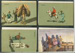 Stamp of Egypt » Collections Postcards: 1940s, group of 57 humorous postcards, mint and used, from various designers, an attractive lot.