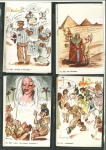 Stamp of Egypt » Collections Postcards: 1940s, group of 57 humorous postcards, mint and used, from various designers, an attractive lot.