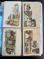 Stamp of Egypt » Collections Postcards: 1890s-1920s, assembly of 128 mint & used souvenir postcards