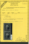 Stamp of United States » 1857-61 Issue 1860, Washington 12c black shade plate 3 (36B) very