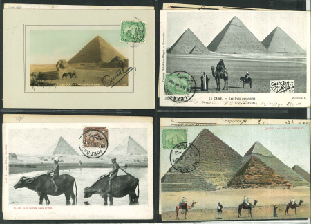 Stamp of Egypt » Collections Postcards: 1900-1920s, assembly of 60 maximum cards, all different