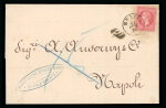 Stamp of Romania » 1872-79 Prince Carol I - Perforated Group of five pre-UPU (July 1875) covers franked w