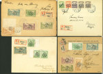Stamp of Romania » Hungarian Post in Romania Lot of 6 philatelic covers franked with stamps of