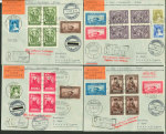 Stamp of Romania » Later Issues Lot of 6 airmail covers sent in July-August 1929 f