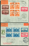 Stamp of Romania » Later Issues Lot of 6 airmail covers sent in July-August 1929 f