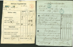 Stamp of Romania » Postal History » Postal Forms 1859-1862 Lot containing 20 waybills for letters,