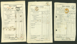 Stamp of Romania » Postal History » Postal Forms 1859-1862 Lot containing 20 waybills for letters,