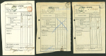 Stamp of Romania » Postal History » Postal Forms 1859-1862 Lot containing 20 waybills for letters,
