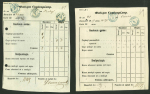 Stamp of Romania » Postal History » Postal Forms 1859-1862 Lot containing 20 waybills for letters,