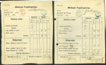Stamp of Romania » Postal History » Postal Forms 1859-1862 Lot containing 10 cyrillic printed forms