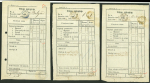 Stamp of Romania » Postal History » Postal Forms 1859-1862 Lot containing 10 cyrillic printed forms
