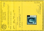 Stamp of United States » 1851-57 Issue 1851-57 1c blue Type IIIa unused, without gum