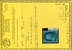 Stamp of United States » 1857-61 Issue 1857-61 1c blue Type II unused with part (toned) o