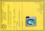 Stamp of United States » 1875 Reprints of the 1857-61 Issue   1875 Reprint 1c bright blue unused (without gum as issued)