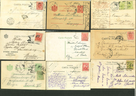 Stamp of Romania » Collections, Lots etc. 1900-10s, Maritime illustrated cancel cards