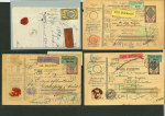 Stamp of Romania » Collections, Lots etc. 1890-1910s 10B stationery parcel cards