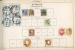Stamp of Large Lots and Collections 1840s-1880s, World collection in Justin Lallier 1862 album in very fine condition