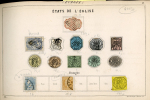 Stamp of Large Lots and Collections 1840s-1880s, World collection in Justin Lallier 1862 album in very fine condition