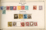 Stamp of Large Lots and Collections 1840s-1880s, World collection in Justin Lallier 1862 album in very fine condition