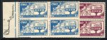 Stamp of Ireland » 1922-49 Dublin Government Printing Works Issues 1937 Constitution 2d ruby and 3d blue, mint nh sheet