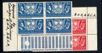 Stamp of Ireland » 1922-49 Dublin Government Printing Works Issues 1939 U.S. Constitution 2d carmine and 3d blue, mint