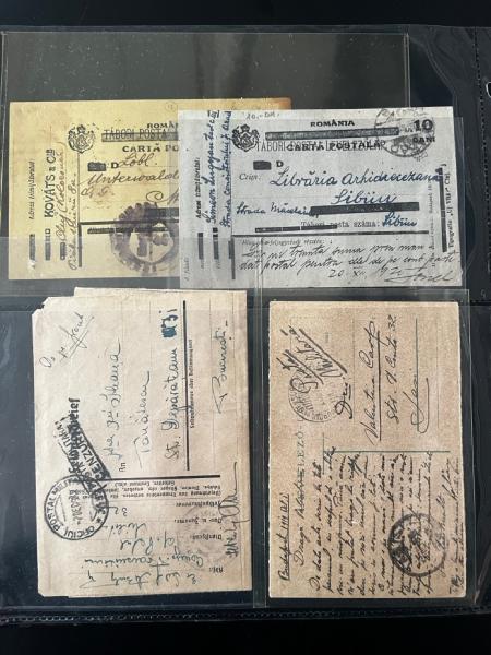 Stamp of Romania 1910s Balkan War and WWI postal history accumulation